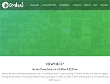 Tablet Screenshot of centralchristianocala.org